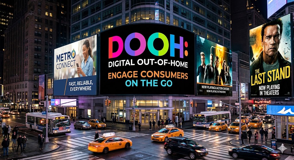 Digital out of home and digital billboard advertising