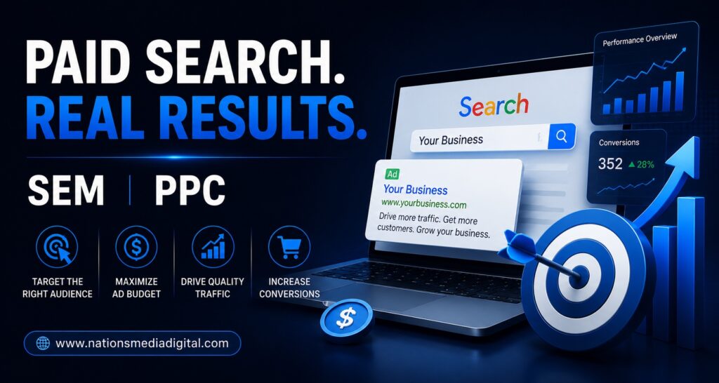 Paid Search For Nations Media Digital