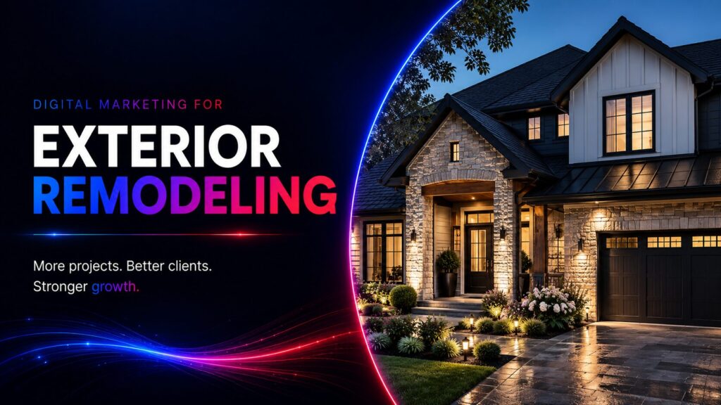 exterior remodeling digital advertising